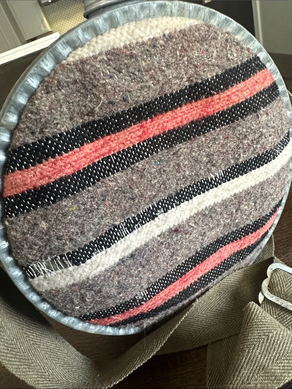 Covered Vintage Canteen